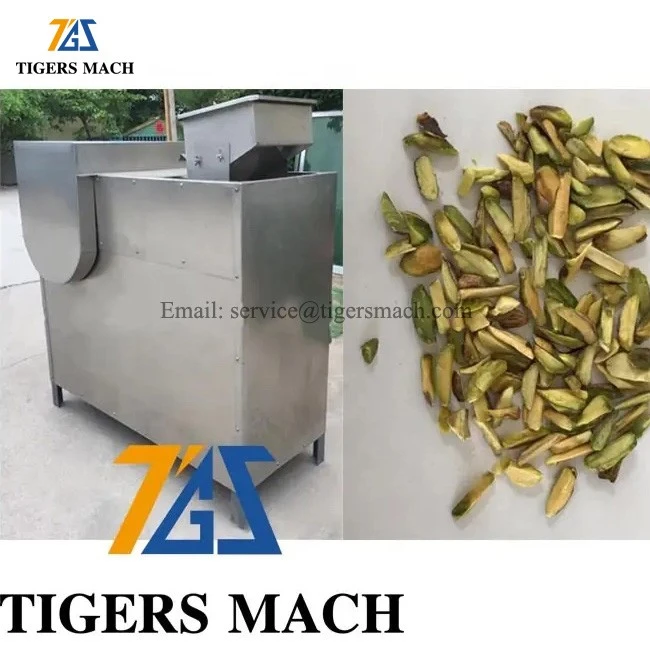 Almond slicing machine