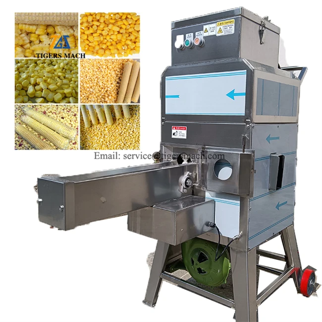 Automatic Fresh corn thresher machine manufacturer