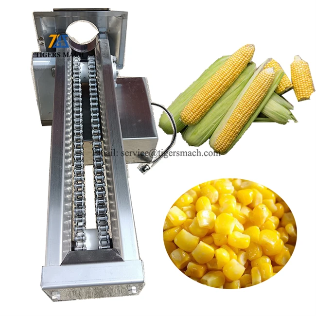 Corn threshing Process machine