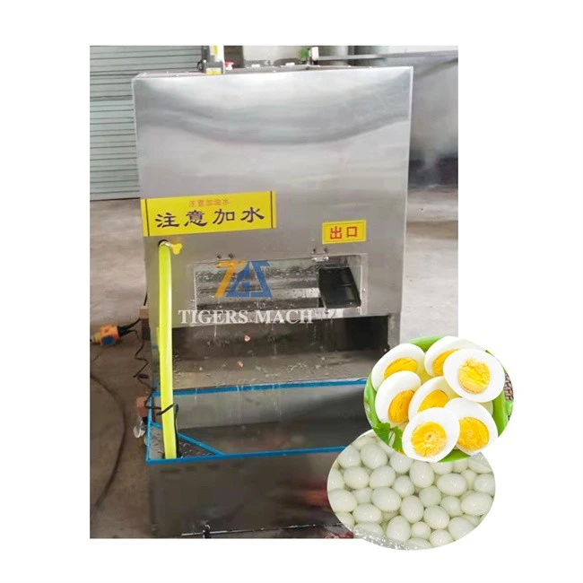 Efficiency Egg peeling and shelling Process  machinery
